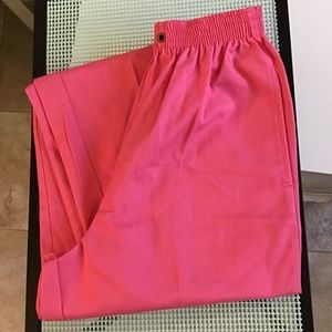 Workers Union pink pants with pockets size 7-8